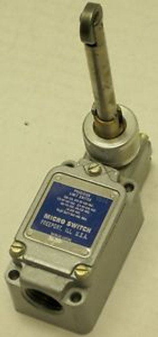 Micro Switch Precision Limit Switch 3LS4 w/ Side Roller Plunger 3.25 Tall