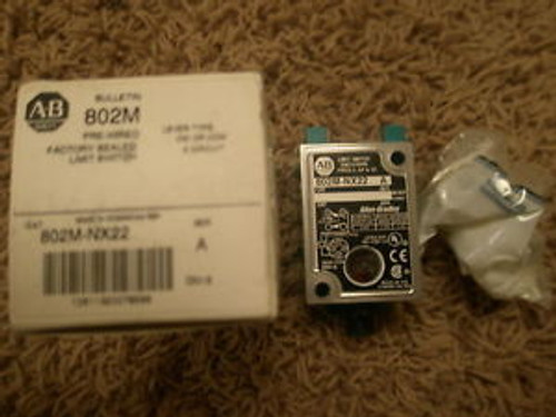 ALLEN BRADLEY 802M-NX22 LIMIT SWITCH