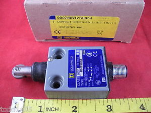 Square D 9007MS12S0054 Compact Limit Switch Series B 3a 125 250 vac 4 pin Roller
