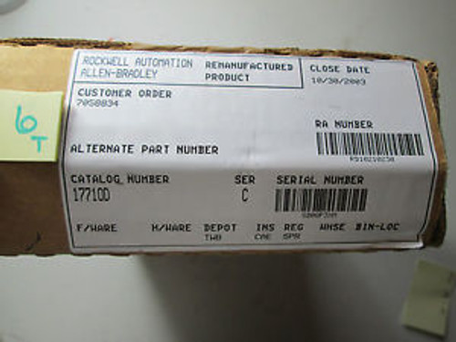 NEW IN BOX ALLEN BRADLEY OUTPUT MODULE 17710D SERIES C  (161)