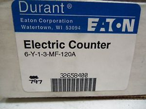 DURANT ELECTRIC COUNTER 6-Y-1-3-MF-120-A NEW IN BOX