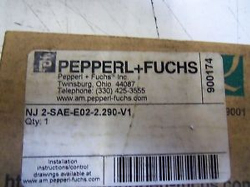 PEPPERL + FUCHS NJ-2-SAE-E02-2.290-V1 NEW IN BOX