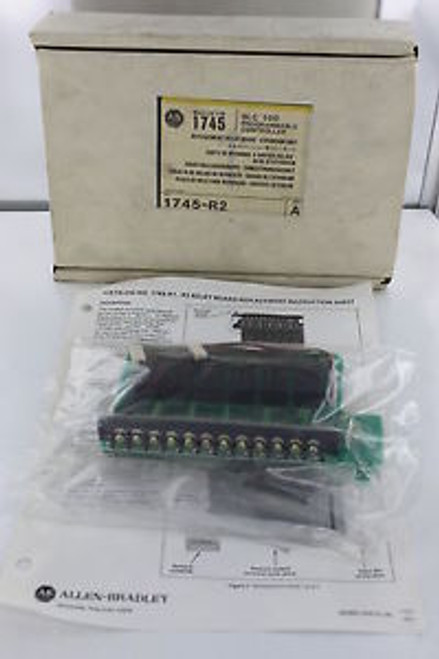 Allen Bradley AB 1745-R2 OUTPUT MODULE RELAY PLC SLC100