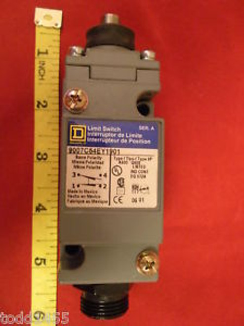 Square D 9007C54EY1901 Limit Switch Series A Plunger Form Y 1901 New