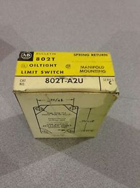 NIB ALLEN-BRADLEY LIMIT SWITCH 802T-A2U SER C WITH Z-16067 HEAD