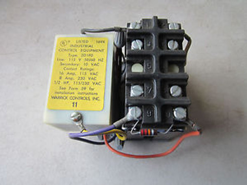 Warrick Controls 2D1F0 Liquid Level Control Relay NOS - no box