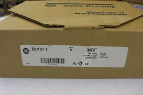 New Allen Bradley 802M-BY16 Pre-Wired Limit Switch