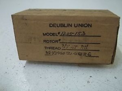 DEUBLIN UNION  1205-153 ROTARY NEW IN A BOX