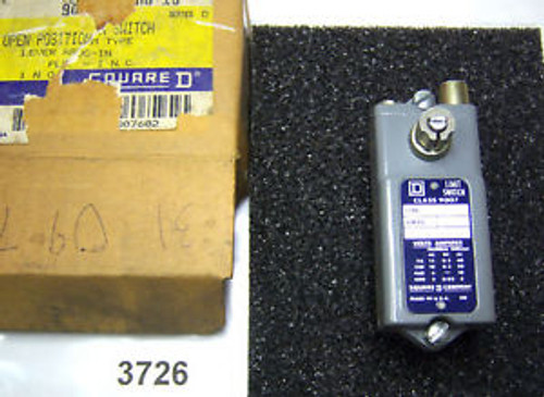 (3726) Square D limit Switch 9007-AO16 600 VAC Plug-in