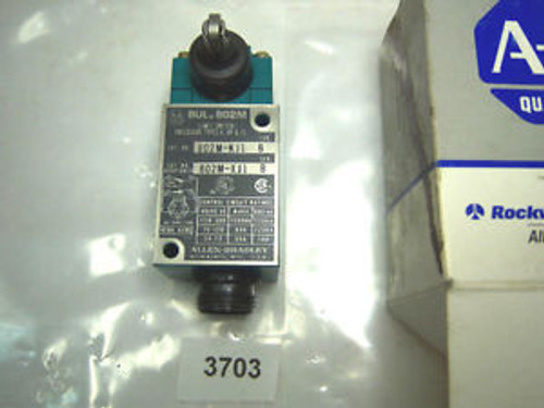 (3703) Allen Bradley Limit Switch 802M-KJ1 NEMA4 KX Plunge