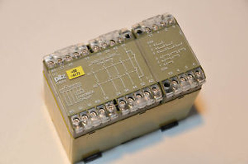 PILZ PZE5V DIN Rail PLC Relay Pulled from NEW Equipment