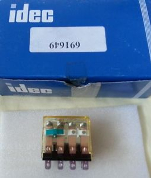 IDEC Relays Plug-in 24 vdc 4 pdt 10a     RH4B-ULDC24V (1 Box of 10 Pieces)