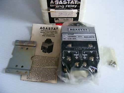 AMERACE 7012AF AGASTAT TIMING RELAY  COIL 120V TIME 1-10min 120/240V 1/4 HP NEW