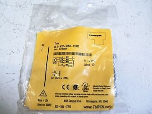 TURCK BI 2-M12-VP6X-H1141 PROXIMITY SENSOR NEW IN FACTORY PACKAGE