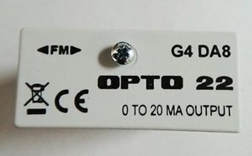 New Opto22 G4DA8  4 -20 mA Analog Output module