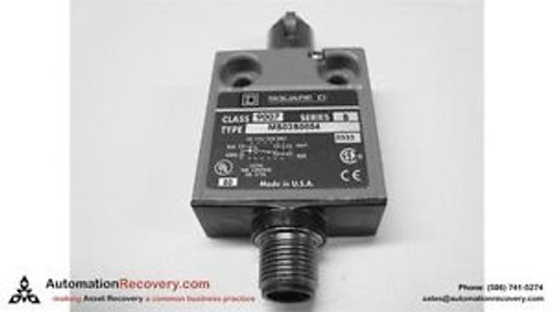 SQUARE D 9007MS03S0054 SERIES B LIMIT SWITCH, 9007 CLASS, 3AMP, NEW