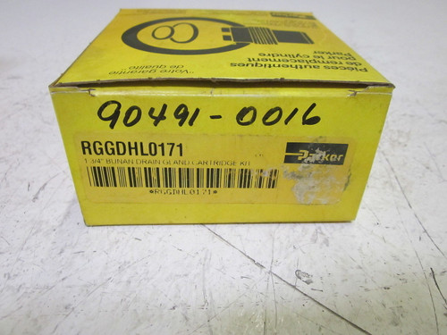 PARKER RGGDHL0171  BUNAN DRAIN GLAND CARTRIDGE KIT 1 3/4 NEW IN A BOX