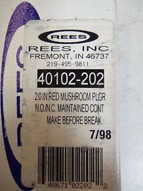 REES 40102-202 NEW IN BOX
