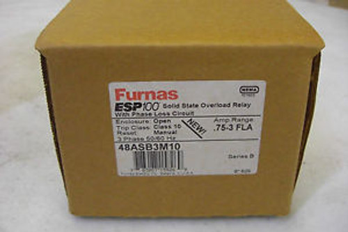 New Furnas 48ASB3M10 Solid State Overload Relay