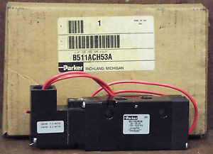 1 NEW PARKER B511ACH53A CONTROL SOLENOID VALVE New
