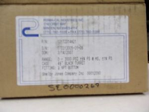 PERMA-CAL PROCESS GAUGE  NEW IN BOX 121TID14A21   0-3000 PSI  4 1/2 ROUND