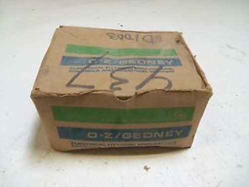 LOT OF 2 OZ/GEDNEY TB57 CONDUIT OUTLET BODY NEW IN BOX