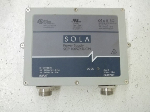 SOLA SCP100S24X-CM POWER SUPPLY NEW OUT OF A BOX