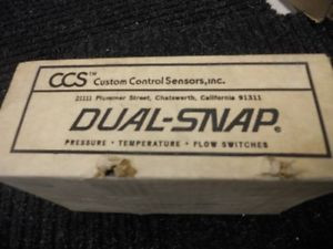 New CCS 604G3 Pressure Switch ¼ Port Size  604 Series