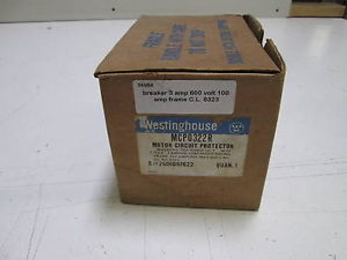 WESTINGHOUSE CIRCUIT BREAKER MCP0322R NEW IN BOX