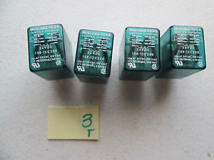 LOT OF 4 NEW NO BOX MIDLAND ROSS RELAY 24 VDC 158-12C200 10A @ 28VDC (121-1)
