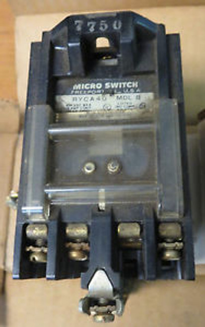 Honeywell Microswitch RYCA40-A Control Relay