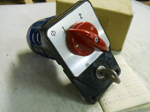 Kraus & Naimer Lockable Selector Switch Type C10 New