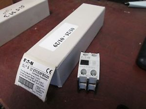 Eaton Contactor Accessory XTCEXFBG20 2P 2 N.O. Box of 5 New Surplus