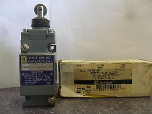 New Square D 9007 C62D Turret Head Limit Switch Top Roller Plunger Series A NIB