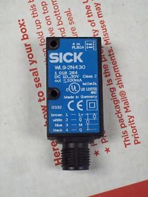 SICK OPTIC ELECTRONIC WL9-2N430 Photoelectric Sensor