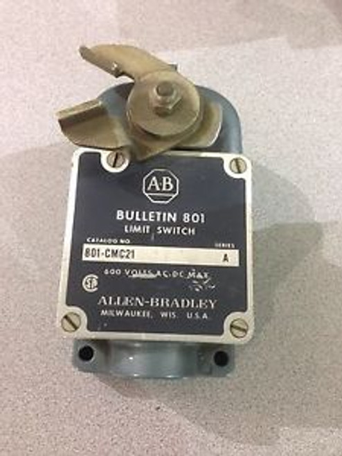 NEW NO BOX ALLEN-BRADLEY LIMIT SWITCH 801-CMC21 SERIES A