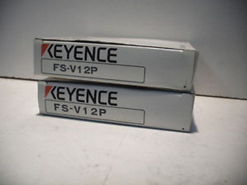 KEYENCE FS-V12P CALIBRATION AMPLIFIER HYBRID FIBEROPTIC SENSOR NEW QUANTITY