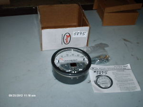 Dwyer Magnehelic D/P Gauge P/N W37C 0-100 mm Water Max Pressure 15 PSIG (NEW)