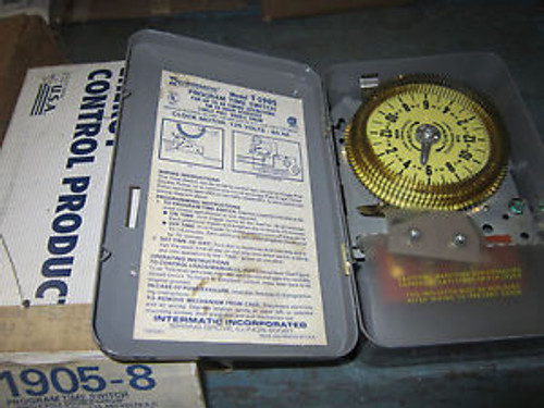 Intermatic T1905-8  Program Time Switch Single Pole Double throw N.O.S
