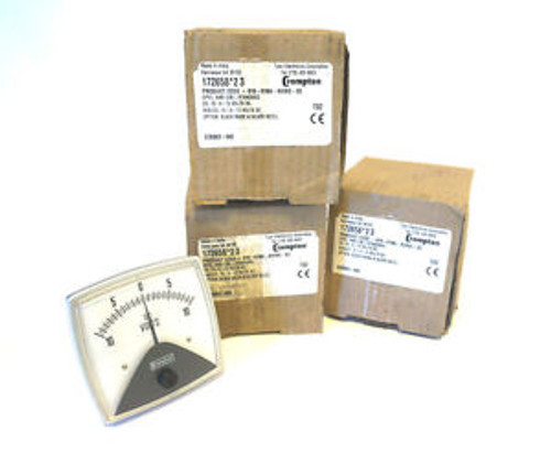 3 CROMPTON 1726582 PANEL METERS 016-01NA-NGNG-S2  1726582