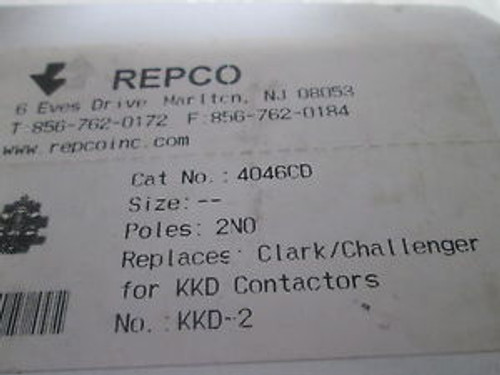 REPCO 4046CD AUXILIARY CONTACT BLOCK NEW IN A BOX