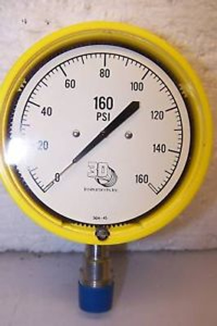 NEW 3D INSTRUMENTS GAUGE 25504-45C54 160 PSI 4 FACE