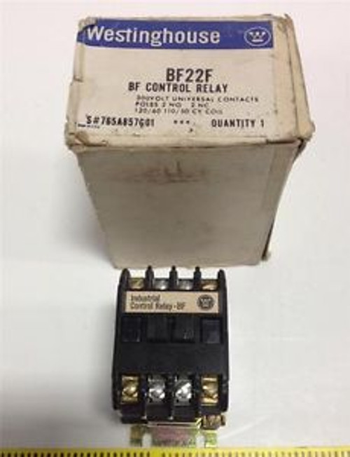 WESTINGHOUSE 300V BF CONTROL RELAY BF22F New