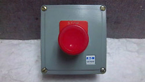 CUTLER HAMMER ENCLOSURE W/ STOP PUSHBUTTON 10250T-N1 NEW SURPLUS 10250TN1