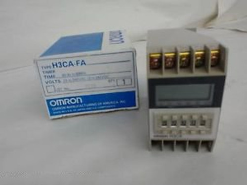 OMRON H3CA-FA TIMER 99.9S TO 9990H 24 TO 240 VAC 50/60 HZ 12 TO 240 VDC