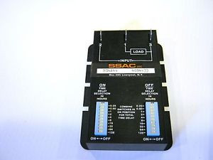 SSAC On Off Time Delay Relay RS4A44    new in box .25 to 250 hours