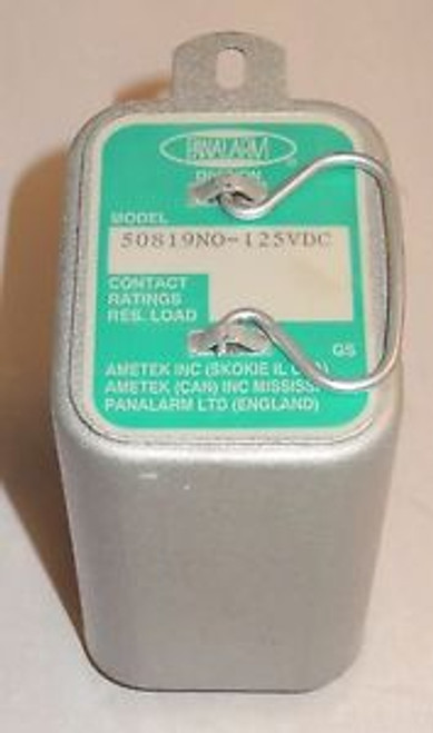 Ametek Panalarm 50S190NO 125 VDC Relay - New-Old-Stock