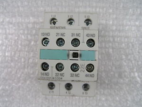 Siemens #3RT1034-1AK64 Contactor With #3RH1921-1HA22 NEW