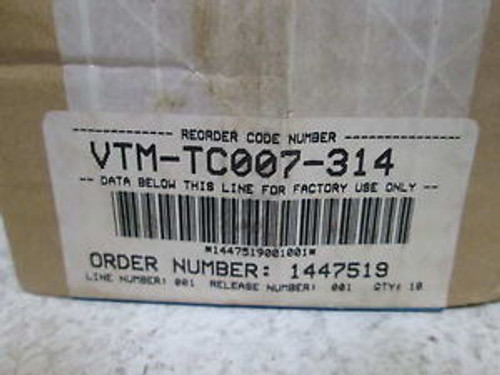 JOHNSON CONTROL VTM-TC007-314 ACTUATED VALVE FACTORY SEALED
