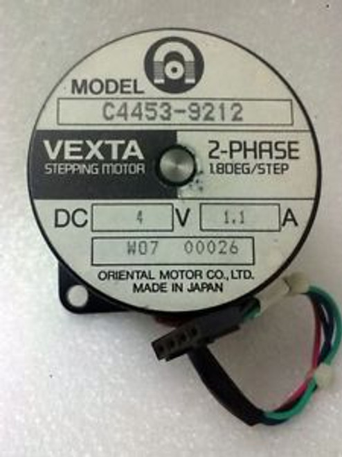 Vexta Oriental Motor C4453-9212 Stepping Motor 4VDC Nanometrics 72001528 New